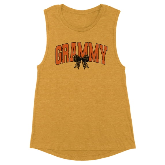 Halloween Grammy Women's Muscle Tank 2X-Large Antique Gold