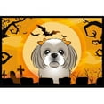 thumbnail image 1 of Halloween Gray Silver Shih Tzu Indoor & Outdoor Mat, 18 x 27 in., 1 of 1
