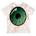 thumbnail image 1 of Halloween Green Creepy Eyeball Costume All Over Toddler T Shirt, 1 of 2