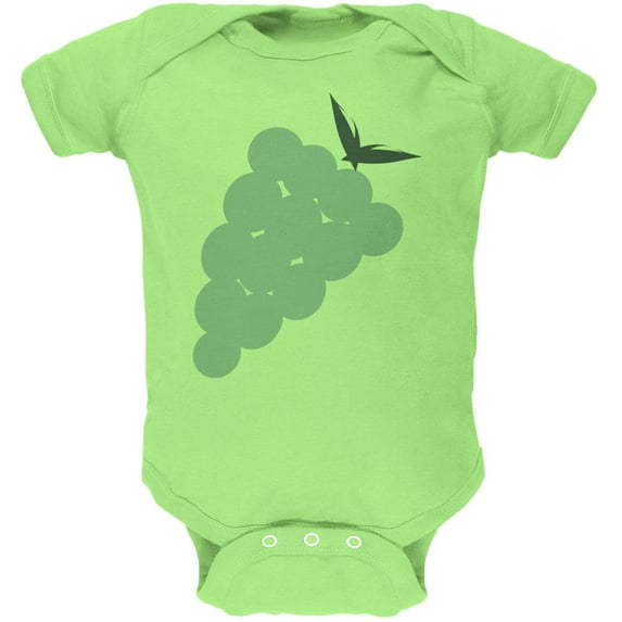 Halloween Green Grape Costume Soft Baby One Piece Key Lime 12 Month