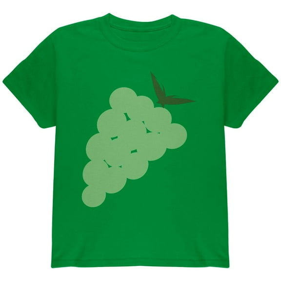 Halloween Green Grape Costume Youth T Shirt Irish Green YMD