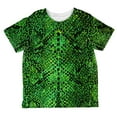 thumbnail image 1 of Halloween Green Snake Snakeskin Costume All Over Toddler T Shirt Multi 4T, 1 of 2