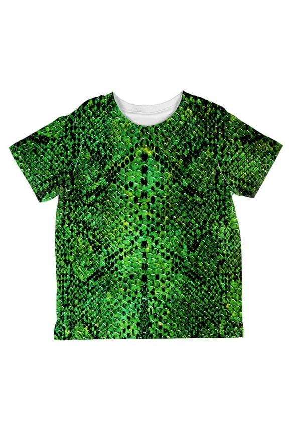 Halloween Green Snake Snakeskin Costume All Over Toddler T Shirt Multi 6T