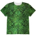 thumbnail image 1 of Halloween Green Snake Snakeskin Costume All Over Youth T Shirt, 1 of 2