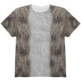 thumbnail image 1 of Halloween Grey Cat Costume All Over Youth T Shirt, 1 of 2