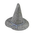 thumbnail image 1 of Halloween Grey Witch Hat Foldable Non Woven Design with Rope for Performances and Parties, 1 of 4