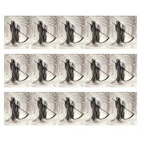 Halloween Grim Reaper Edible Frosting Cake Border Strips*