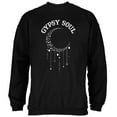thumbnail image 1 of Halloween Gypsy Soul Crescent Moon Mens Sweatshirt Black 3X-LG, 1 of 1