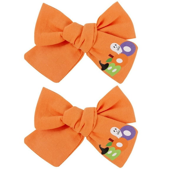 Halloween Hair Clip Pumpkin Barrettes for Kids Stylish Headwear Decorations for Parties Baby Girls Hair Accessories