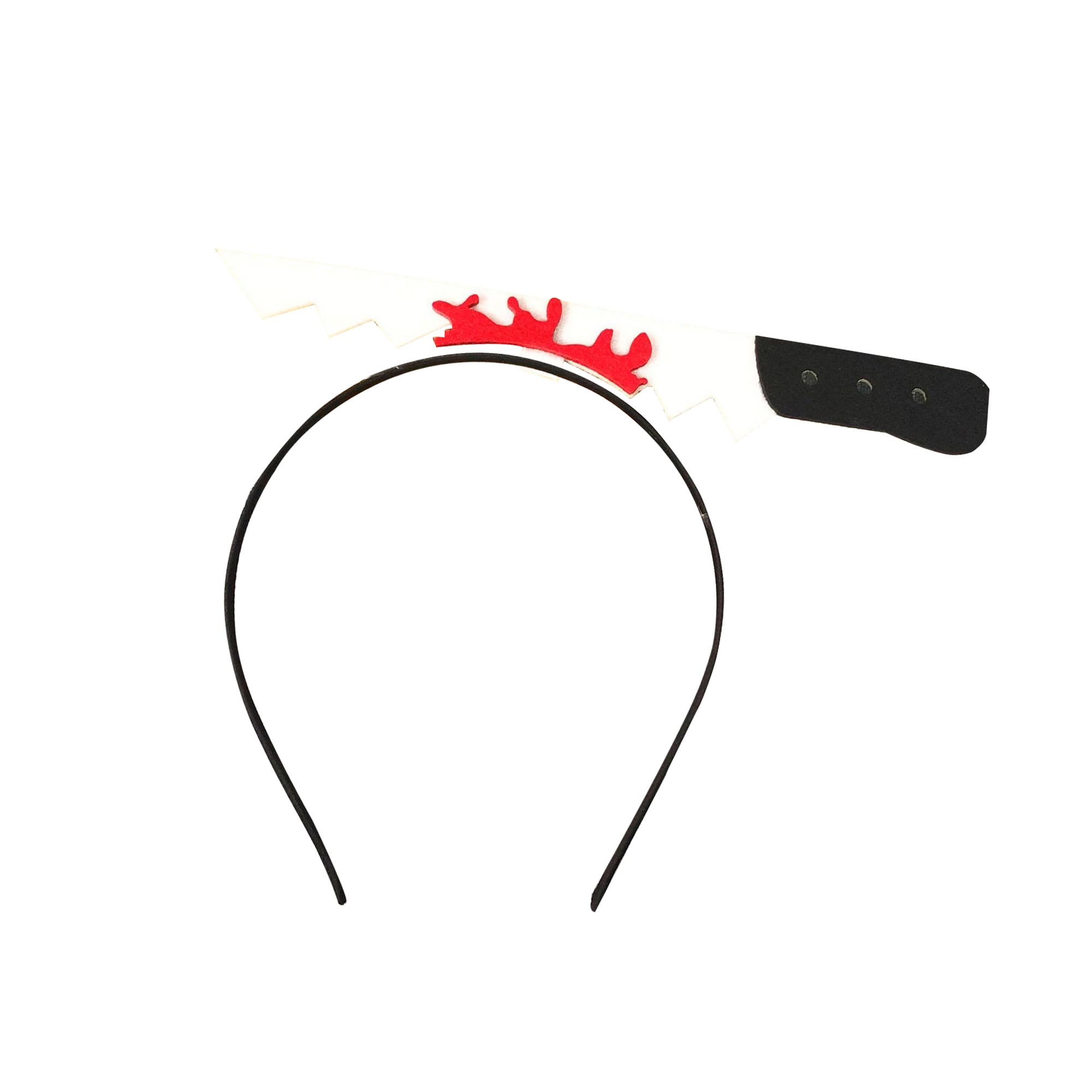 Halloween Hair Hoop Fake Kitchen Knife/Axe Bloody Horror Headband