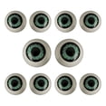 thumbnail image 1 of Halloween Half Round Hollow Eyeball Props Set Creepy Fake Eye Props for Prank Decor Craft Display Party Table Scene Use, 1 of 5