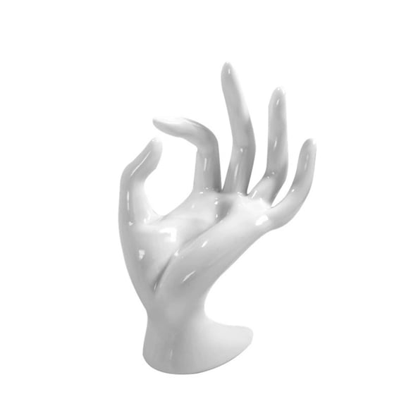Halloween Halloween Desktop Ornament Figurine Ok Gesture Hand Display Stand For Jewelry Bracelet