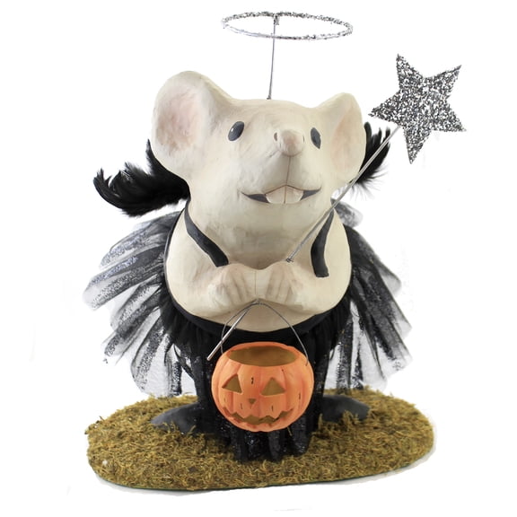Halloween Pixie Mouse Paper Mache Angel Star Wand Pumpkin Td0067