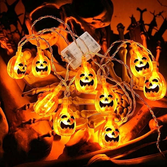 Halloween Halloween Pumpkin String Lights And LED Decorative Lights For Indoor Outdoor Use And Halloween Atmospheres Decor