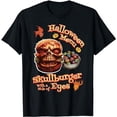 thumbnail image 1 of Halloween Hamburger Skull with a Side Of Eyes Menu Funny T-Shirt, 1 of 5