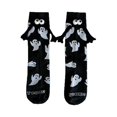 thumbnail image 1 of Halloween Hand Holding Stockings for Couples, Crew Sock Pair, Funny Halloween Party Socks, 1 of 5