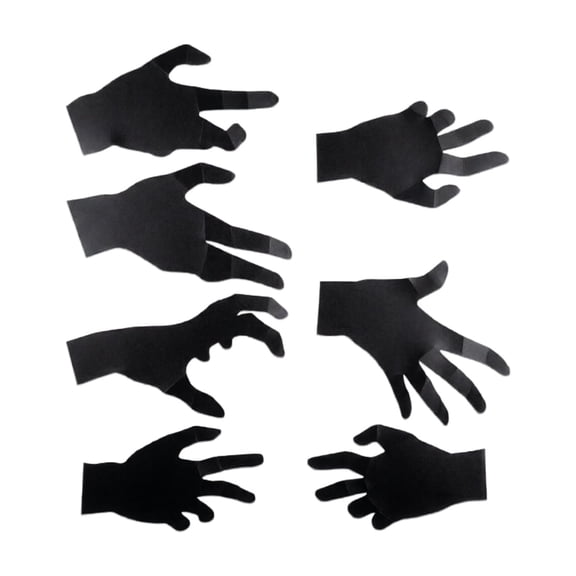 Halloween Hand Shadow Decals - 48PCS Hand Stickers for Wall Window Party Decorations
