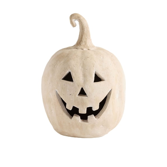 Kepfire 6-Pack Fake Halloween Pumpkins - Cracked Foam Artificial Gourds Fall Decor
