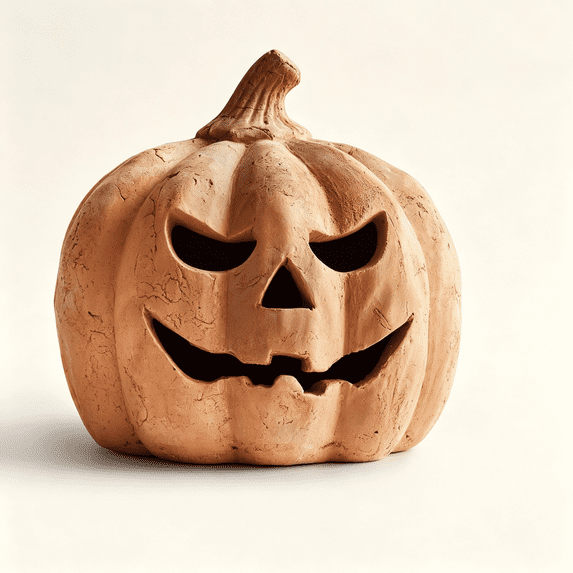 Halloween Handmade Pumpkin,Resin Pumpkin Fall Halloween Decorations Autumn Farmhouse Table Decoration for Home Porch Front Door Mantel Room,8 × 8 inches