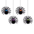thumbnail image 1 of Halloween Hanging Decorations, Halloween Decorations, Honeycomb Decorations, Halloween Web Decoration, 4 Pack 3D Colorful Face Spiders Hanging Honeycomb Ornaments for Haunted, 1 of 5