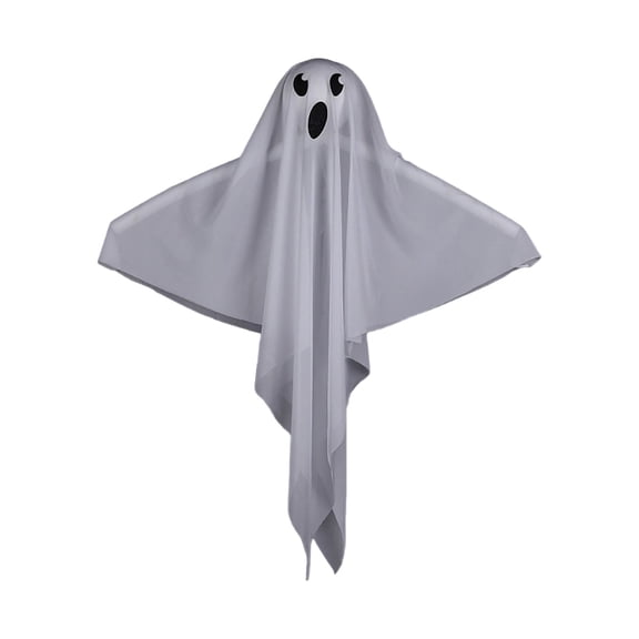 Halloween Hanging Ghost Decoration, 23.6x27.5 Inch Halloween Hanging Ghost Decor for Indoor Outdoor, Halloween Scene Decoration Prop Atmosphere Hanging Prop(D)