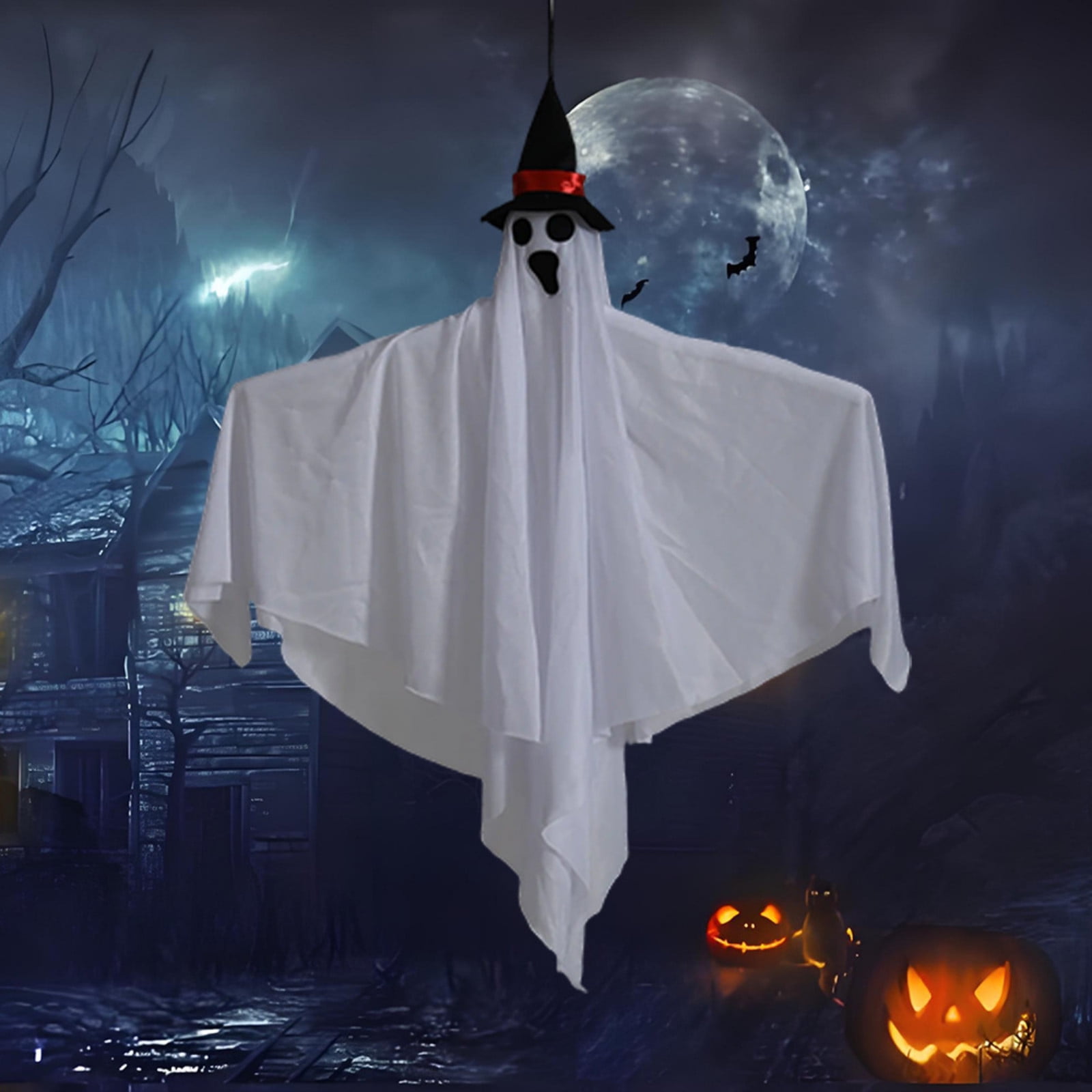 Halloween Hanging Ghosts, Halloween Bars, Rooms, Haunted Houses ...
