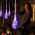 thumbnail image 1 of Halloween Hanging Light Up Spider Egg Sacs Decorations, Hanging Web Prop with Black Spiders, Indoor Outdoor Halloween Decor for Party Proch Yard Tree, 1 of 7