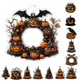 thumbnail image 1 of Halloween Hanging Ornament, Ghost Tree Ornaments,Acrylic Ghost Pendant with String, Spooky Miniature Ghost Hanging Signs for Halloween Tree Craft Decor,Holiday Party Favors, 1 of 7
