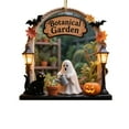 thumbnail image 1 of Halloween Hanging Ornaments Set Spooky Cute Ghost Scene Decor for Home Tree Shelf Holiday Party Decoration, 1 of 1