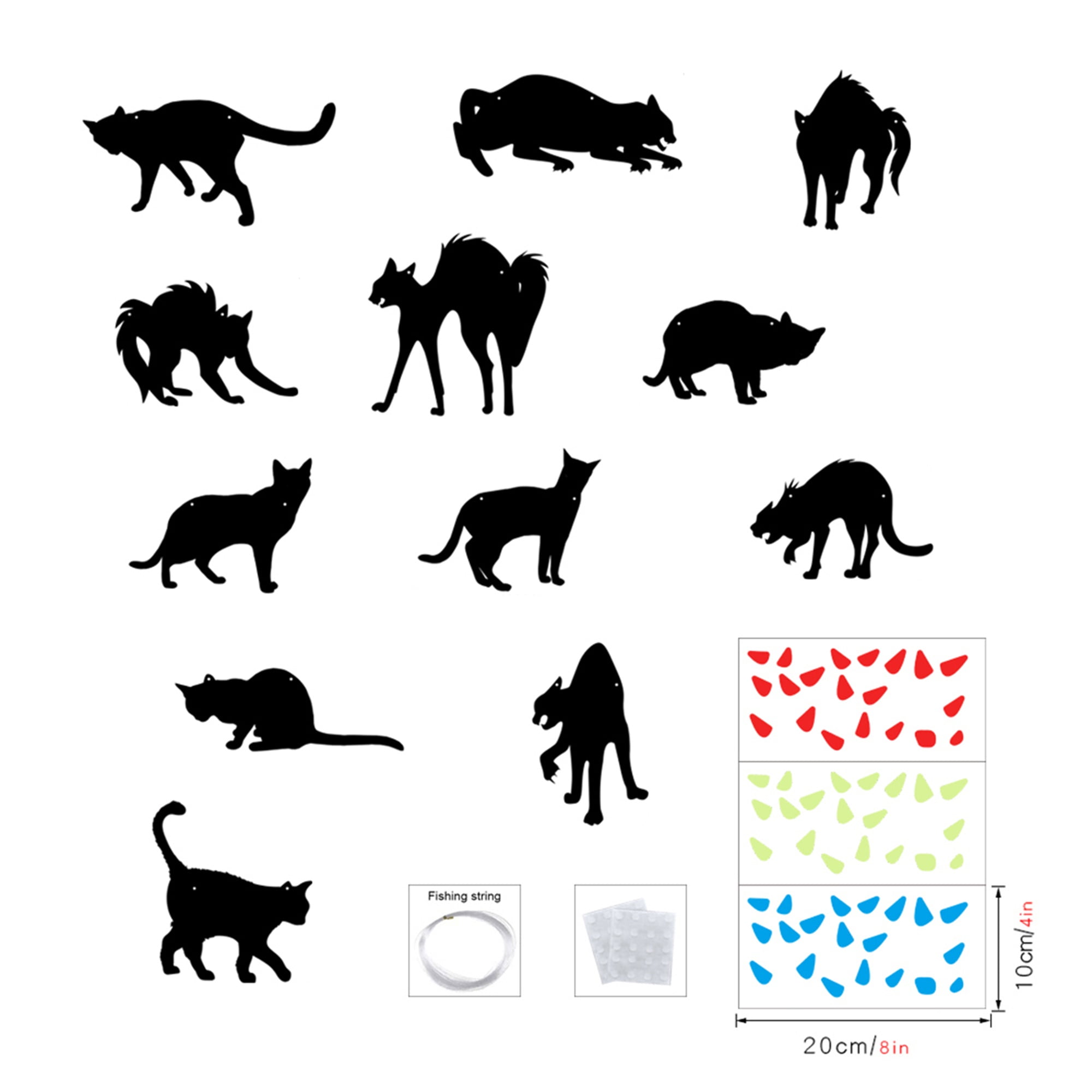 Halloween Hanging Pendant Glow in The Dark Night Horror Decoration