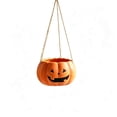 thumbnail image 1 of Halloween Hanging Planter Basket,Resin Pumpkin Shape Flower Pot for Farmhouse Garden Balcony Decor, 1 of 7