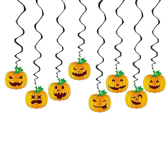 Halloween Hanging Swirl Decorations Colorful Ceiling Whirl For Home Outdoor