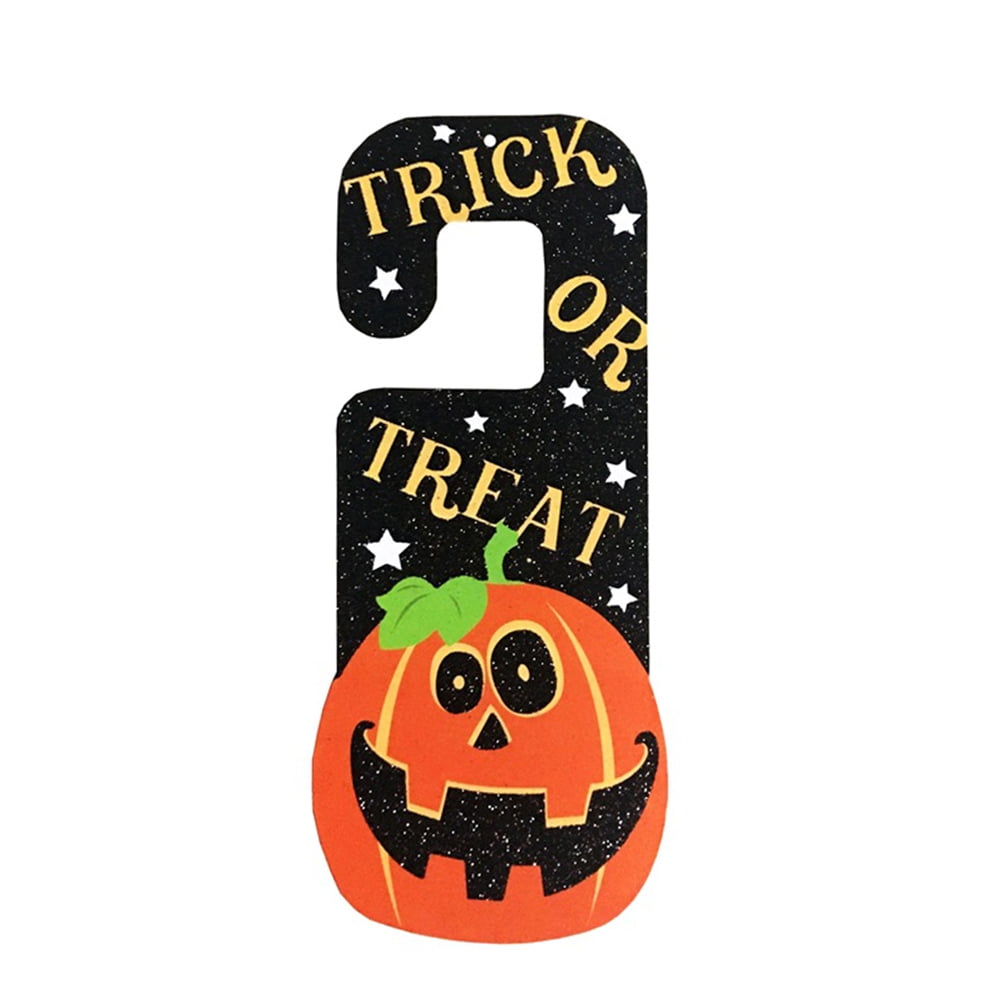 Halloween Hanging Tag Pumpkin Decoration for Home Door Window Bar