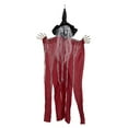 thumbnail image 1 of Halloween Hanging Witch Outdoor 37.7鈥? Skeleton Witch Halloween Decorations Outside, Scary Flying Ghost for Haunted House Yard Porch Party Supplies Decor, 1 of 4
