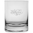 thumbnail image 1 of Halloween Happy Halloween Etched 11oz Crystal Rocks Whisky Glass, 1 of 2