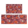thumbnail image 1 of Halloween Happy Halloween Icons Kitchen Rugs Sets Of 2,Anti Fatigue Kitchen Mat Rugs Non Slip Washable,Decorative Kitchen Floor Mats for Kitchen,Sink,Laundry,17"x30"+17"x47", 1 of 7