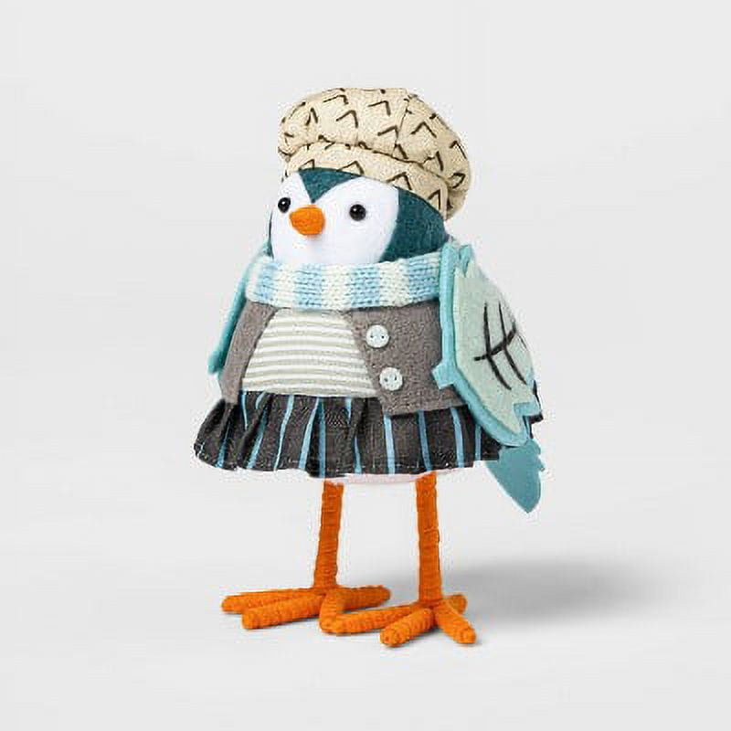 Halloween Harvest Bird Decorative Figurine Maple Spritz