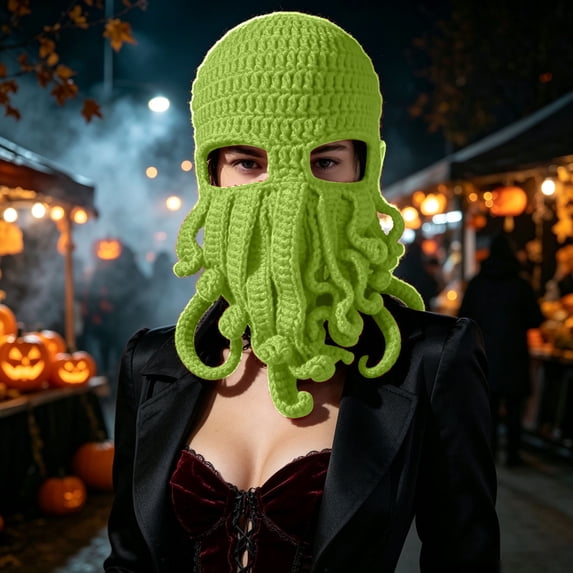 Halloween Hat Halloween Funny Beanie Warm Winter Cap For Kids Adults Cosplay Party