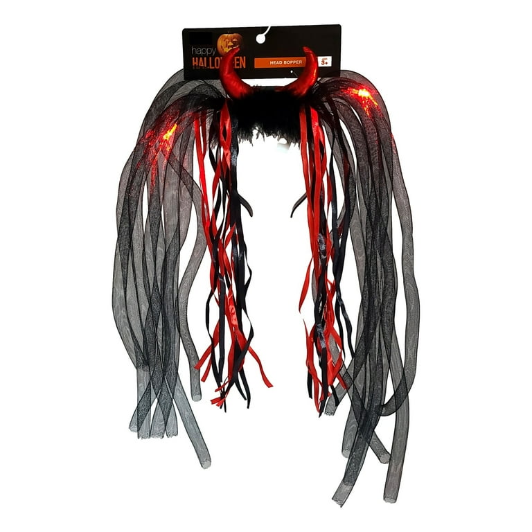 Black Witch Hat Light Up Spiderweb Headband LED Glow Halloween Party Costume Acc Black Witch Hat Light Up Spiderweb Headband LED Glow Halloween Party Costume Acc