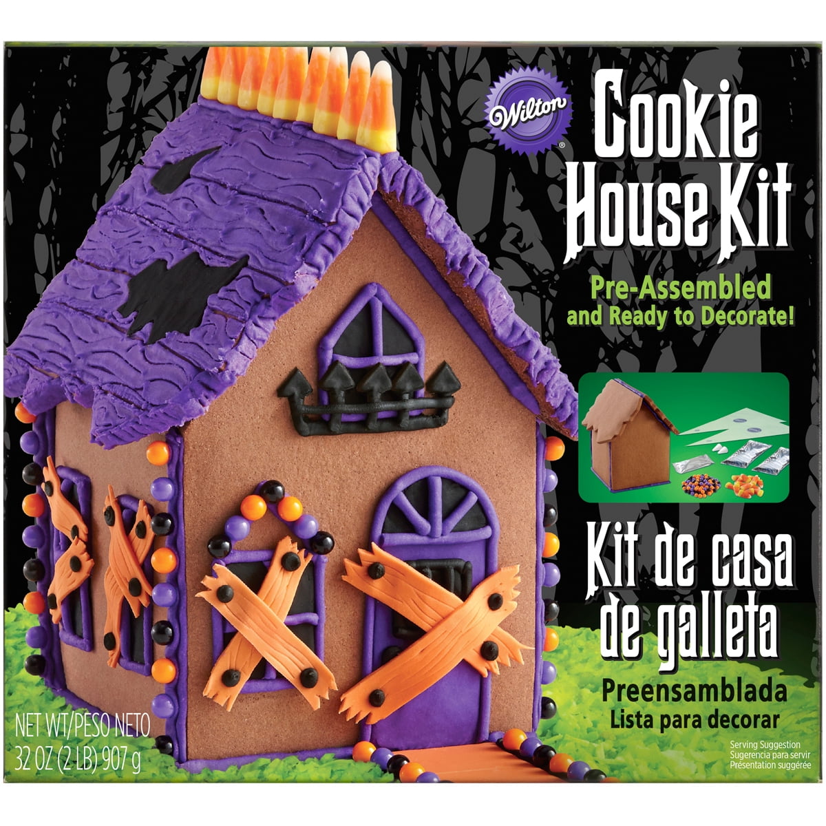 Kit de Halloween: Casinha de Gingerbread Assombrada!