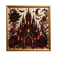 thumbnail image 1 of Halloween Haunted House Pearl Painting Kit Spooky Bead Art Craft for Home Shelf Wall Holiday Decor, 1 of 8