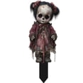 thumbnail image 1 of Halloween Haunted House Yard Ground Stake Sign Outdoor Party Scene Decoration Prop Spooky Garden Insert 8 Inch, 1 of 8
