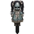 thumbnail image 1 of Halloween Haunted House Yard Ground Stake Sign Outdoor Party Scene Decoration Prop Spooky Garden Insert 8 Inch, 1 of 8