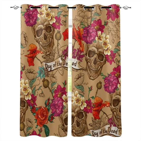 Halloween Haunted Mansion Window Treatments Curtains Valance Outdoor Kitchen Drapes Window Treatment Ideas Win