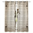 thumbnail image 1 of Halloween Haunted Mansion Window Treatments Curtains Valance Outdoor Kitchen Drapes Window Treatment Ideas Win, 1 of 5