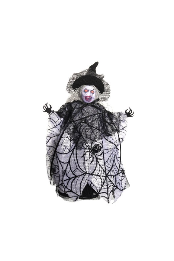 Halloween Haunted Pumpkin Dolls Orange Glows with Eerie Shadows, Halloween Decorations for Halloween Parties & Trick or Treat Nights perfect for Haunted House Setups with spooky setups
