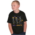 thumbnail image 1 of Halloween Have A Spooky Day Skeletons Crewneck T Shirts Boy Girl Teen Brisco Brands S, 1 of 6