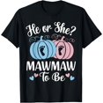 thumbnail image 1 of Halloween He Or She Mawmaw To Be Pumpkin Gender Reveal T-Shirt , Vintage T-Shirt, 1 of 2