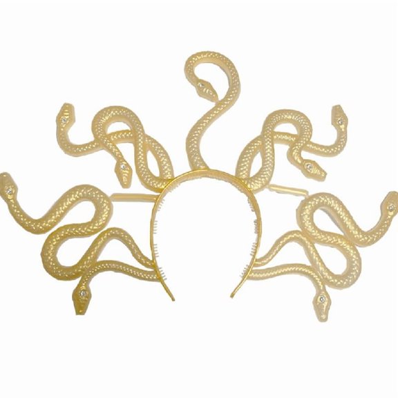 Halloween Headband Curved Snake Shape Hair Hoop Party Headpiece Hair Band