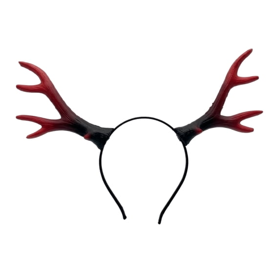Halloween Headband Deer Antler Accessory, Halloween Costume Headpiece with Deer Horn Design for Party Events, Animal Theme Headwear Prop for Carnival Masquerade and Holiday Decoration